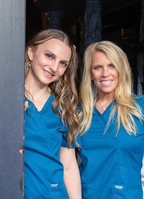 Kate Zink and Karen Brooks, Registered Nurses at The Well Cell